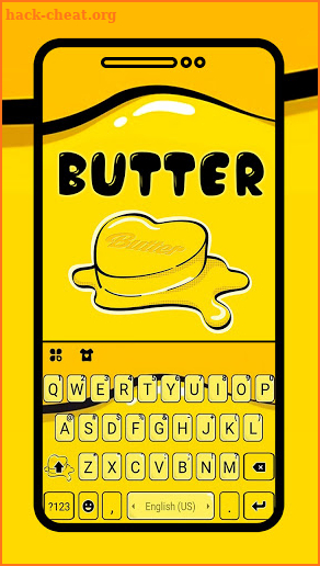 KPop Butter Love Keyboard Background screenshot