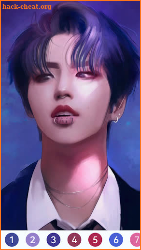 KPOP Paint by Number Coloring screenshot