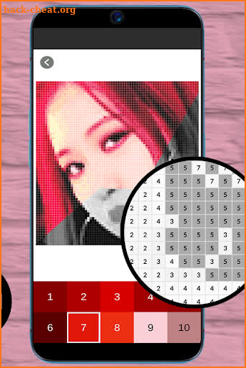 Kpop Pixel Art Number screenshot
