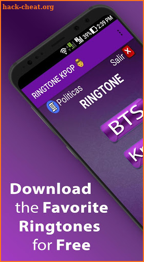 Kpop Ringtone Free 2018 BTS screenshot