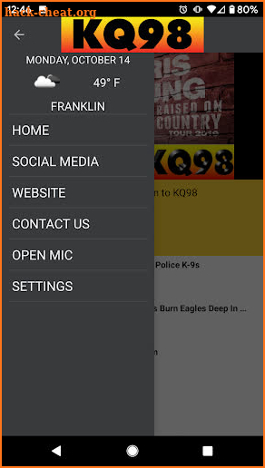 KQ98 Country screenshot