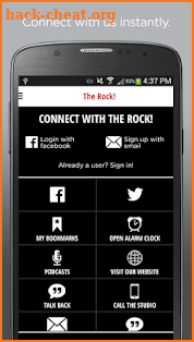 KQRC 98.9 The Rock screenshot