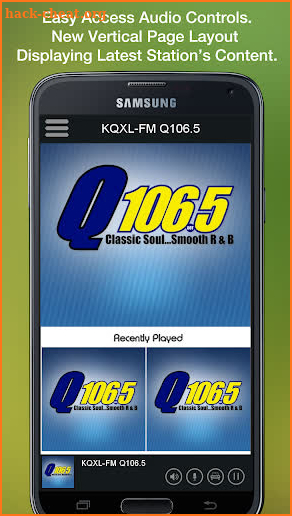 KQXL-FM Q106.5 screenshot