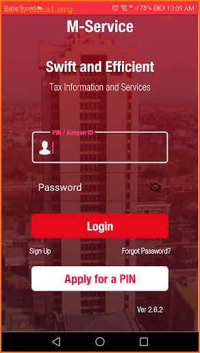 KRA M-Service screenshot