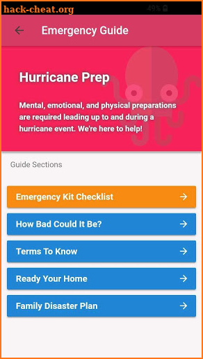 Kraken Prep: Hurricane Disaster Survival Checklist screenshot