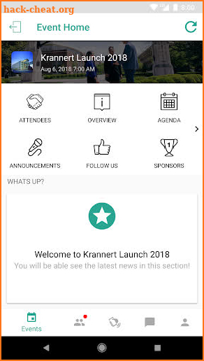 Krannert Events screenshot