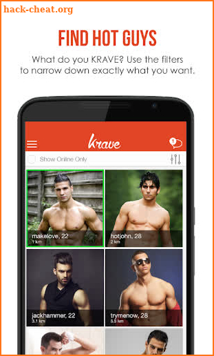 Krave - Gay Chat & Gay Dating screenshot