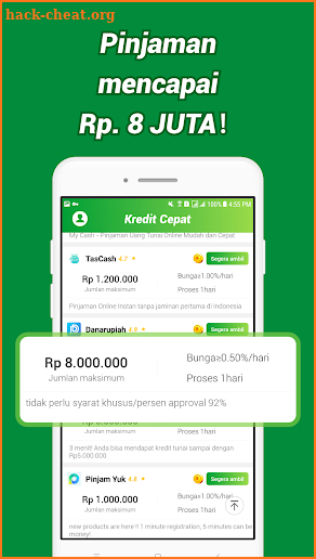 Kredit Cepat - Pinjaman Uang Rupiah Tanpa Agunan screenshot