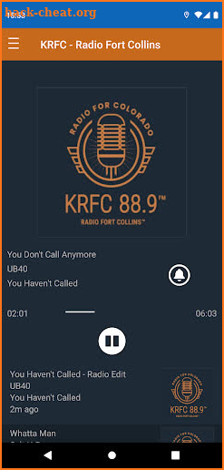 KRFC 88.9FM Radio screenshot