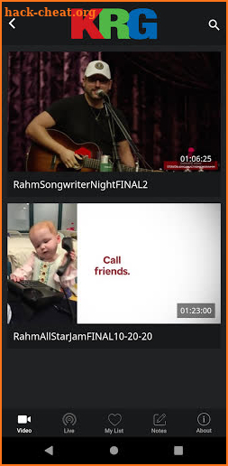 KRG Live screenshot