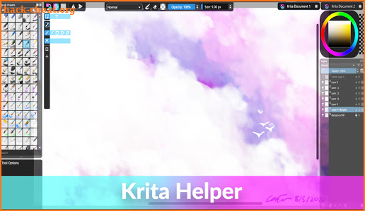 Krita Drawing App Helper screenshot