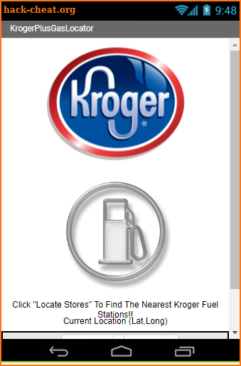 Kroger Gas Station Finder screenshot