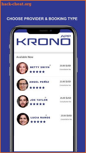 KRONOapp Customer screenshot