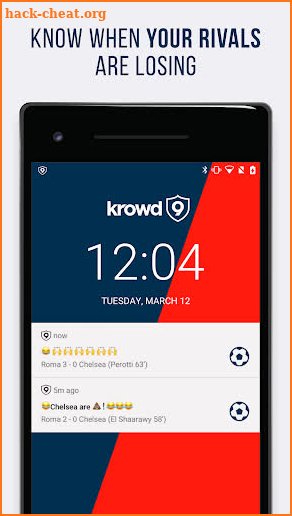 Krowd9 Football - Live Scores, News and Highlights screenshot