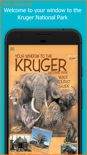 KrugerMapApp - Your window to the kruger park screenshot