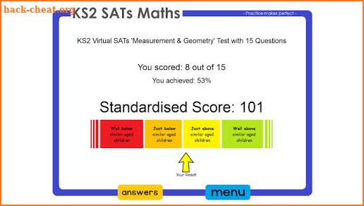 KS2 SATs Maths screenshot
