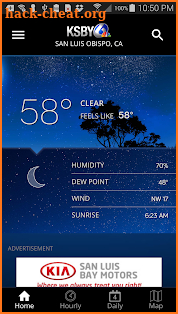 KSBY Microclimate Weather screenshot