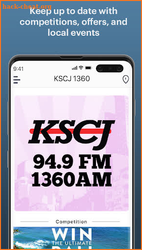 KSCJ 1360 screenshot