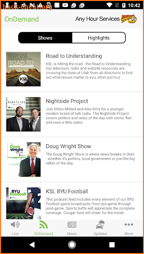 KSL NewsRadio screenshot