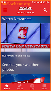 KSNB Local4 Weather screenshot