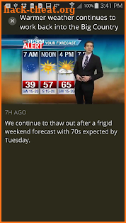 KTXS Weather screenshot