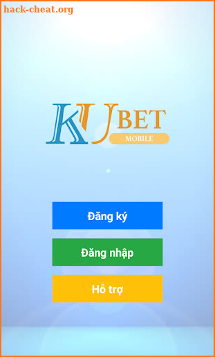 KUBET APP - Hỗ trợ đăng ký tài khoản screenshot