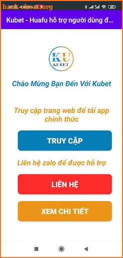 Kubet - Huafu Hỗ trợ người dùng screenshot
