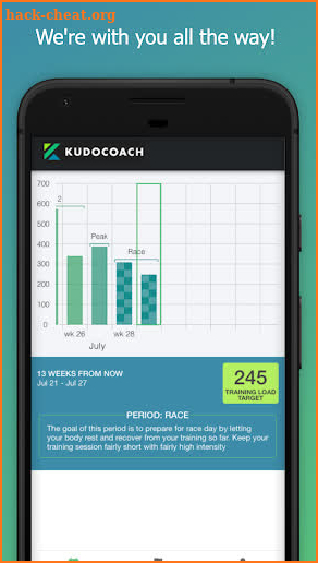 Kudo Coach: Cycling Training Plan screenshot