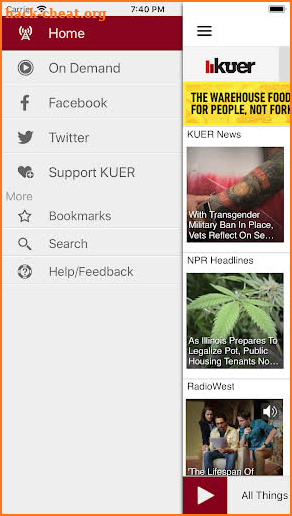 KUER Public Radio App screenshot