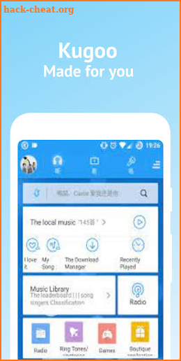 Kugou Music Player screenshot