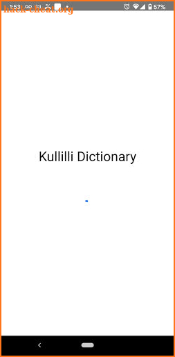 Kullilli Ngulkana Dictionary screenshot