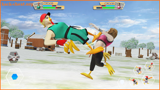 Kung Fu Chicken Fighting: Farm Rooster Karate Game screenshot