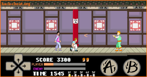 kung fu master arcade screenshot