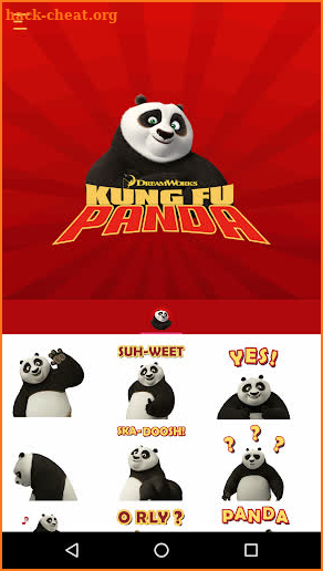 Kung Fu Panda Stickers screenshot