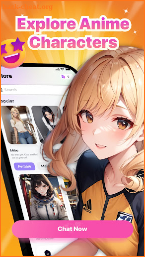 Kupid-Anime Roleplay Chatbot screenshot