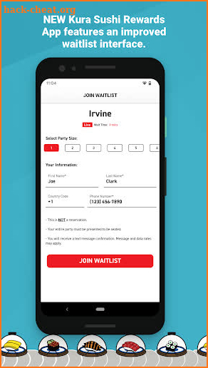 Kura Sushi Rewards screenshot