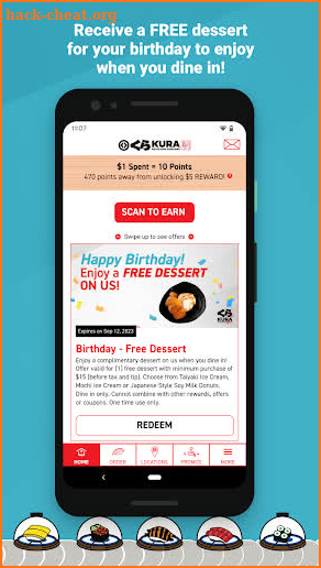 Kura Sushi Rewards screenshot