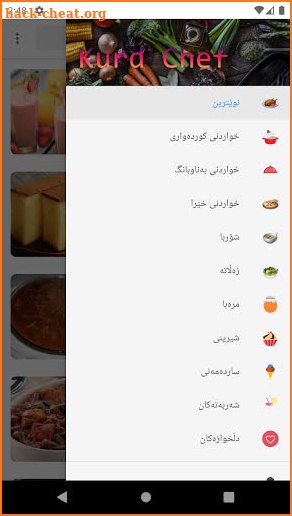 Kurd Chef خواردن درووستکردن screenshot