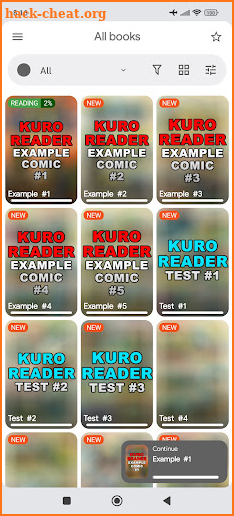 Kuro Reader+ Pro screenshot