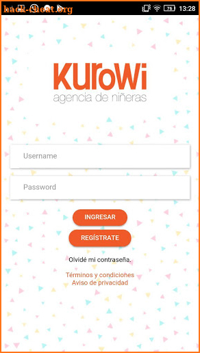 KuroWi agencia de niñeras screenshot