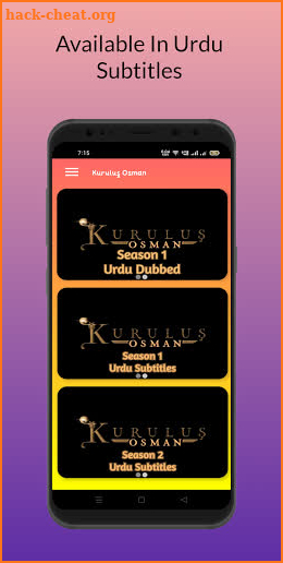 Kurulus Osman Eng & Urdu Subs - Kurulus Osman HD screenshot