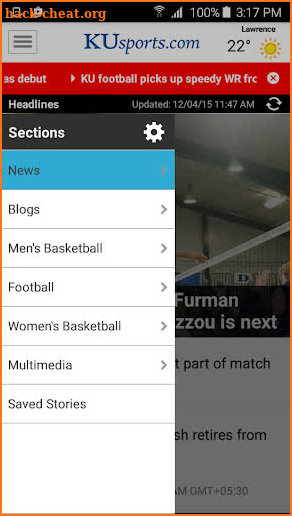 KUsports screenshot