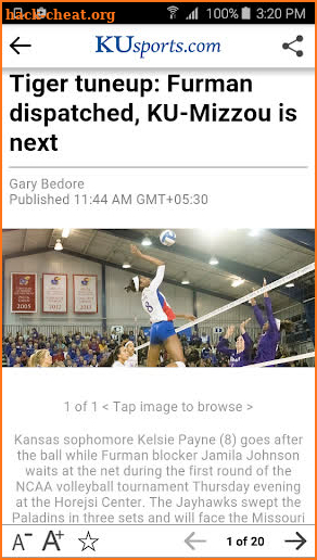 KUsports screenshot