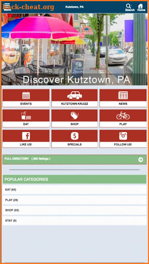 Kutztown, PA screenshot