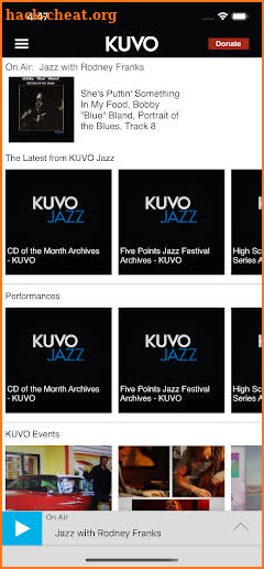 KUVO Public Radio App screenshot