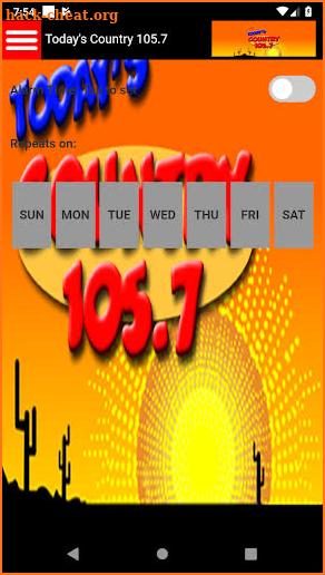 KVVP 105.7 FM Today's Country screenshot