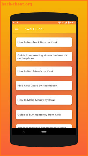 Kwai Free Video Guide 2021 screenshot