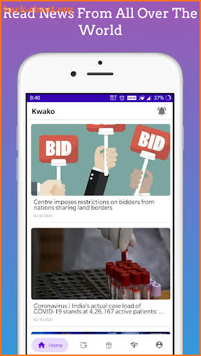 Kwako - Read News And Earn Points screenshot