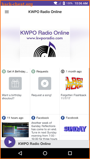 KWPO Radio Online screenshot