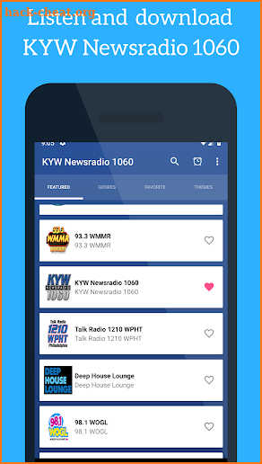 KYW Newsradio 1060 Philadelphia screenshot